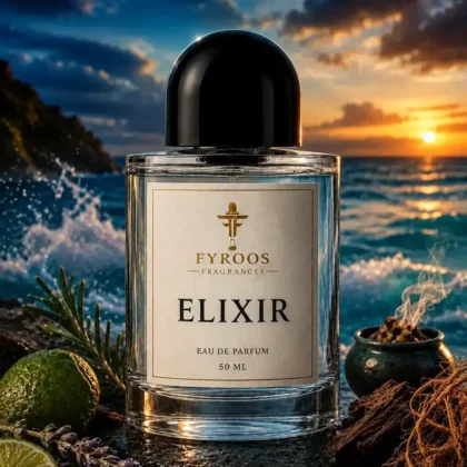 Elixir perfume bottle by FYROOS FRAGRANCES