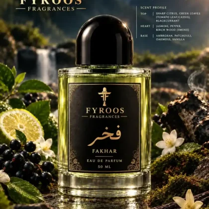 Fakhar perfume bottle by FYROOS FRAGRANCES